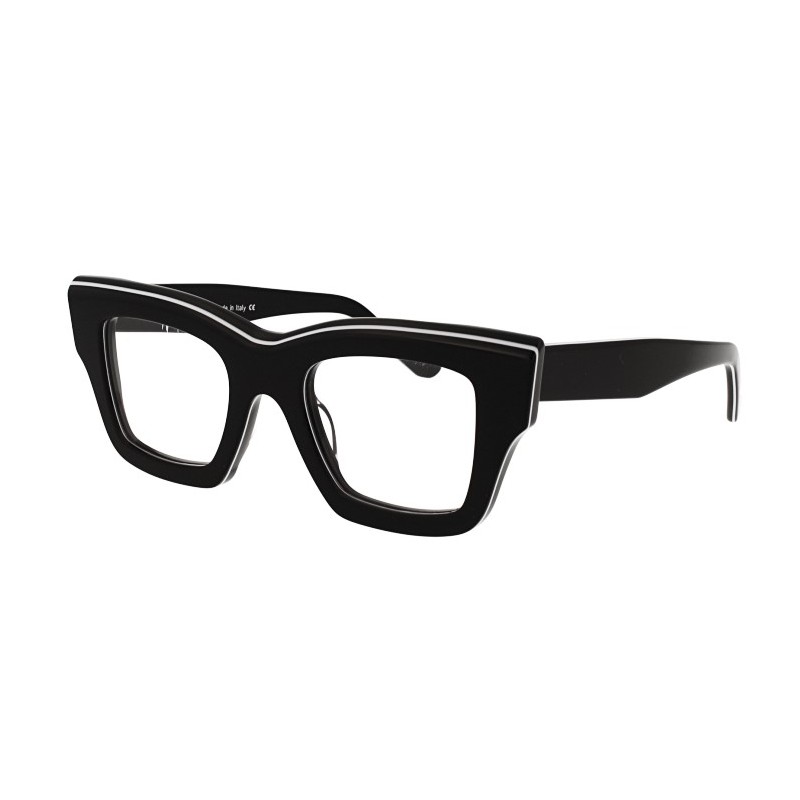 Glasses 3EYES EYEWEAR LINDA NERO RETRO BIANCO 50